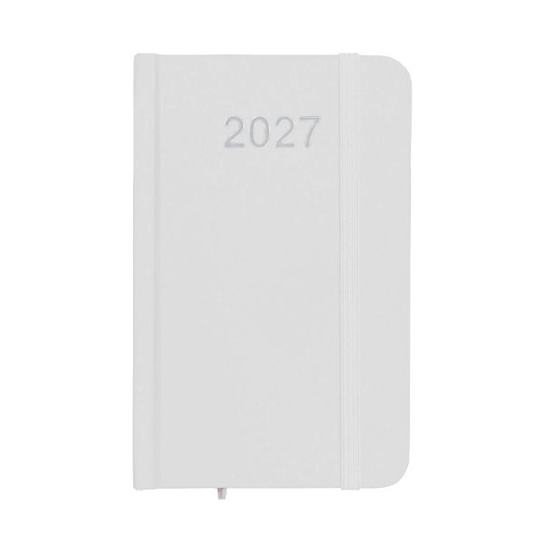 Immagine Agenda tascabile settimanale 2027, copertina rigida in cartoncino laminato