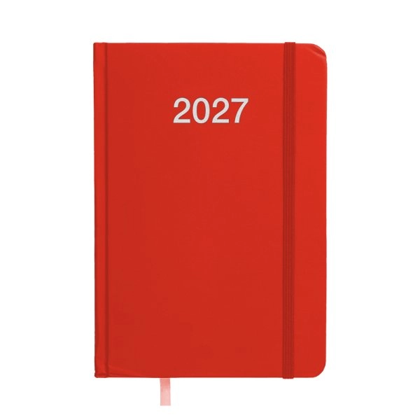 Immagine Agenda giornaliera 2027, copertina rigida in cartoncino laminato