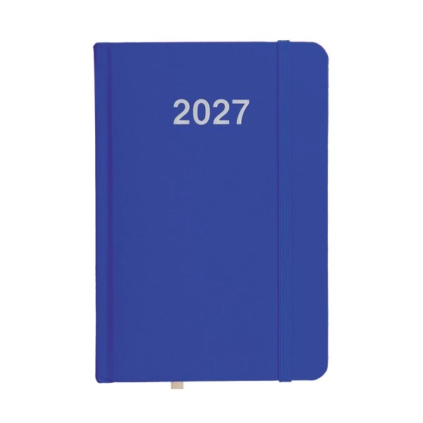 Agenda giornaliera 2027, copertina rigida in cartoncino laminato