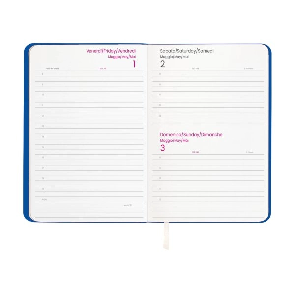 Immagine Agenda giornaliera 2027 con copertina flessibile in PU termovirante