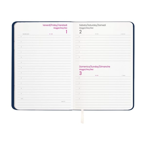 Immagine Agenda giornaliera 2027 con copertina flessibile in PU termovirante