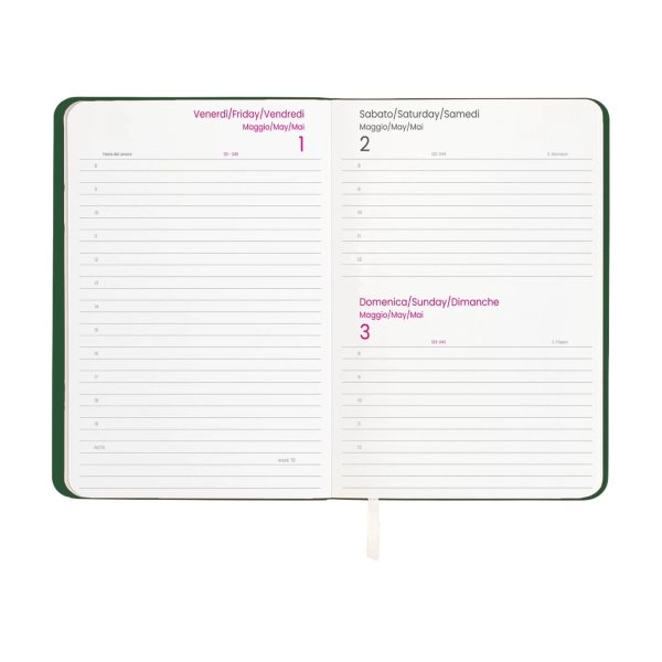 Immagine Agenda giornaliera 2027 con copertina flessibile in PU termovirante