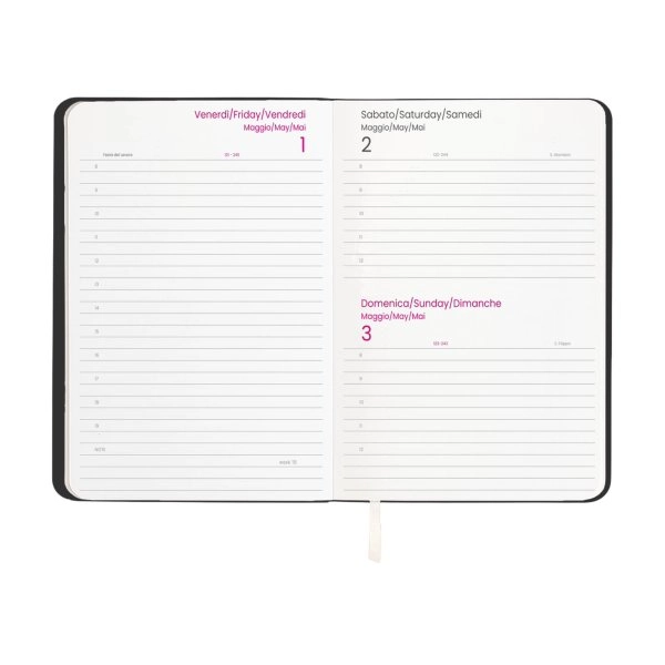 Immagine Agenda giornaliera 2027 con copertina flessibile in PU termovirante