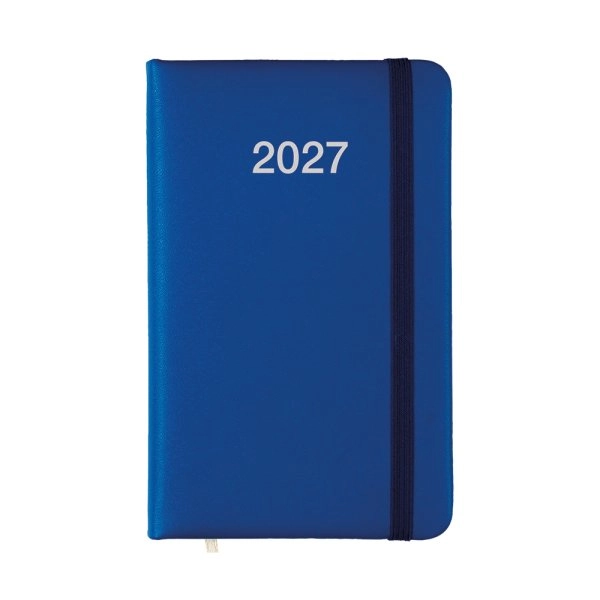 Agenda tascabile settimanale 2027 con copertina rigida in PU