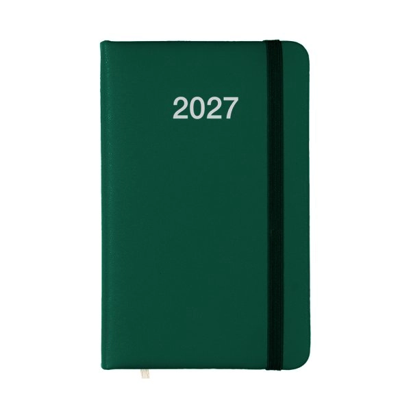 Immagine Agenda tascabile settimanale 2027 con copertina rigida in PU