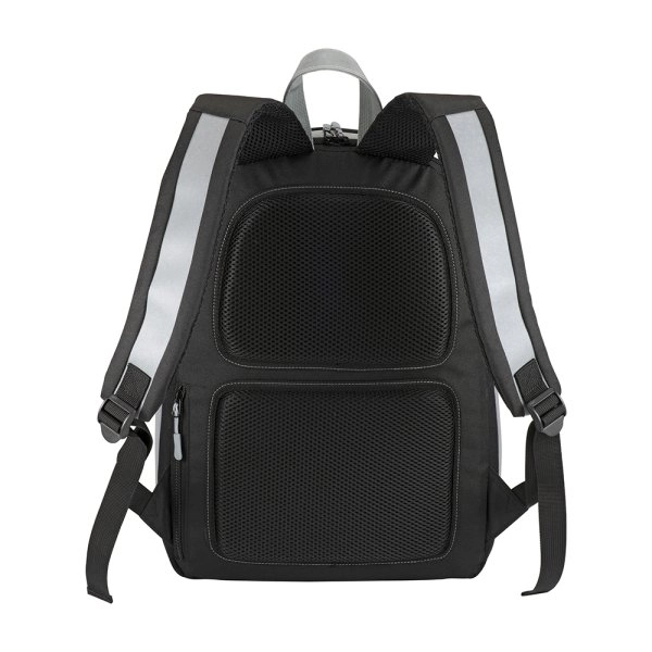 Immagine Zaino porta PC in Canvas con inserti in ecopelle ad alta visibilita