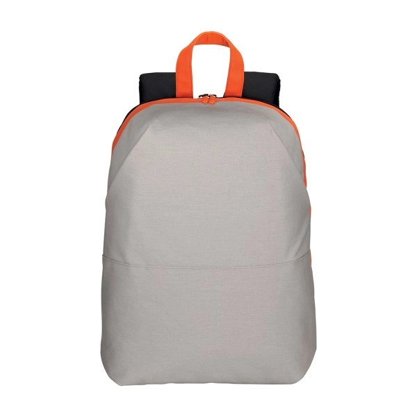 Immagine Zaino porta PC in Canvas con inserti in ecopelle ad alta visibilita