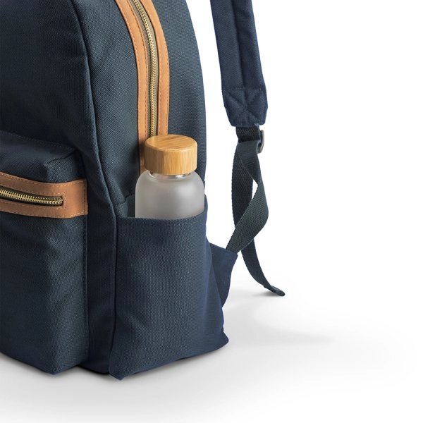 Immagine Zaino in canvas riciclato con compartimento imbottittito per notebook
