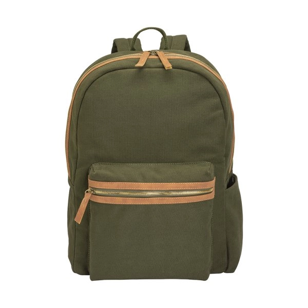 Immagine Zaino in canvas riciclato con compartimento imbottittito per notebook