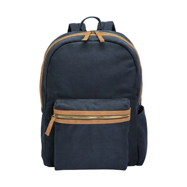 Immagine Zaino in canvas riciclato con compartimento imbottittito per notebook