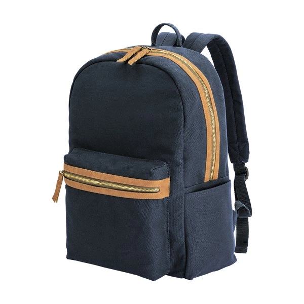 Immagine Zaino in canvas riciclato con compartimento imbottittito per notebook