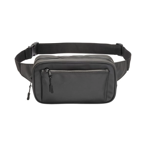 Immagine Marsupio in poliestere water resistant. Tasca frontale con cerniera e cintura regolabile
