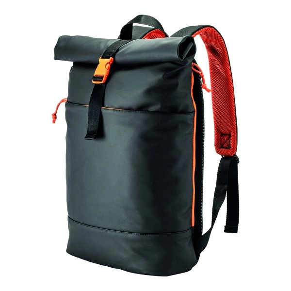 Immagine Zaino porta pc in soft pu water resistant, compartimento notebook