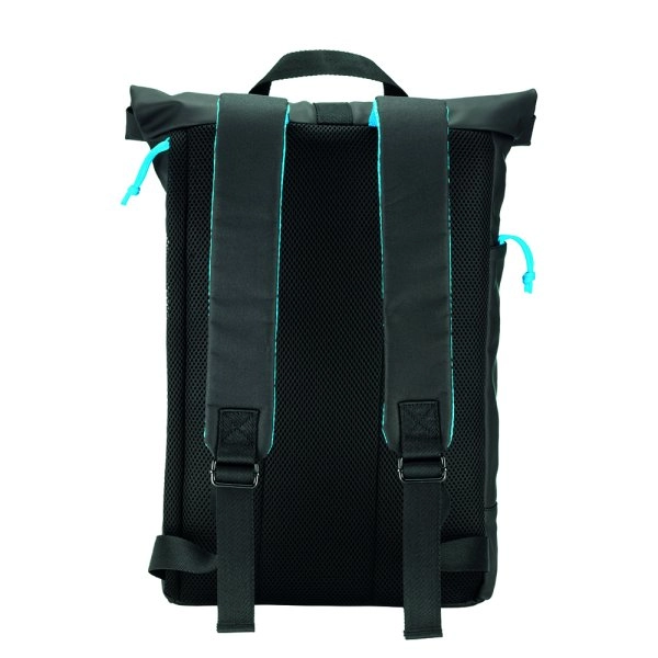 Immagine Zaino porta pc in soft pu water resistant, compartimento notebook