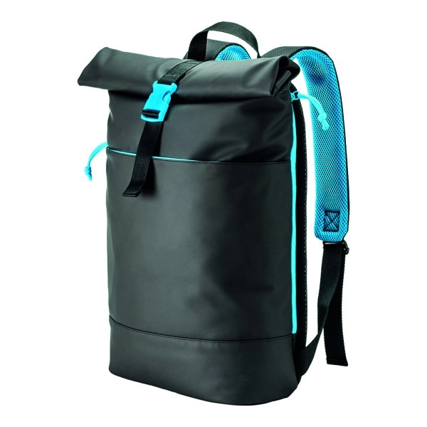 Zaino porta pc in soft pu water resistant, compartimento notebook