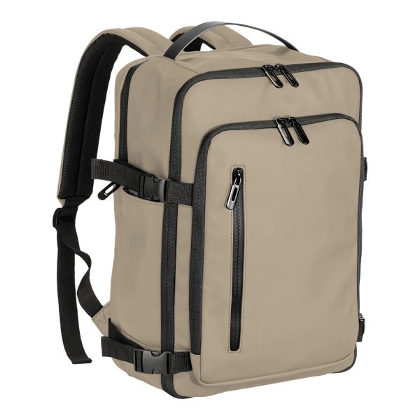 Immagine Zaino da viaggio cabin size con porta pc (15) in soft PU water resistant