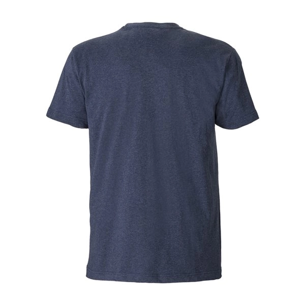 Immagine T-shirt unisex in cotone e poliestere rigenerati da 145 g/m2