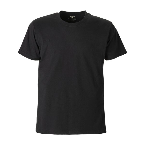 Immagine T-shirt unisex in cotone e poliestere rigenerati da 145 g/m2
