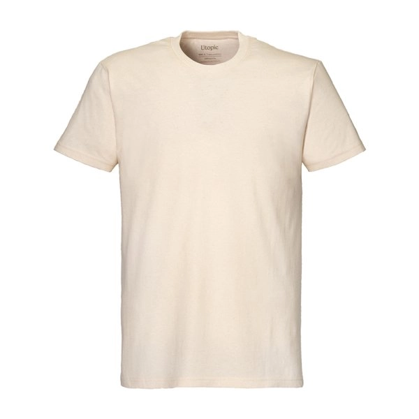 Immagine T-shirt unisex in cotone e poliestere rigenerati da 145 g/m2