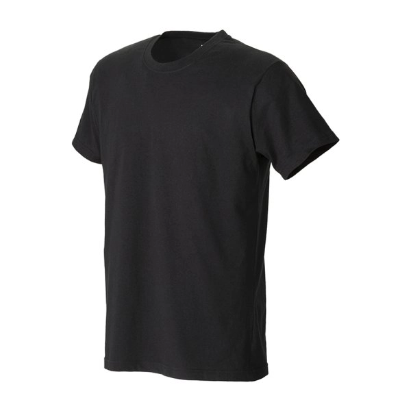 Immagine T-shirt unisex in cotone e poliestere rigenerati da 145 g/m2