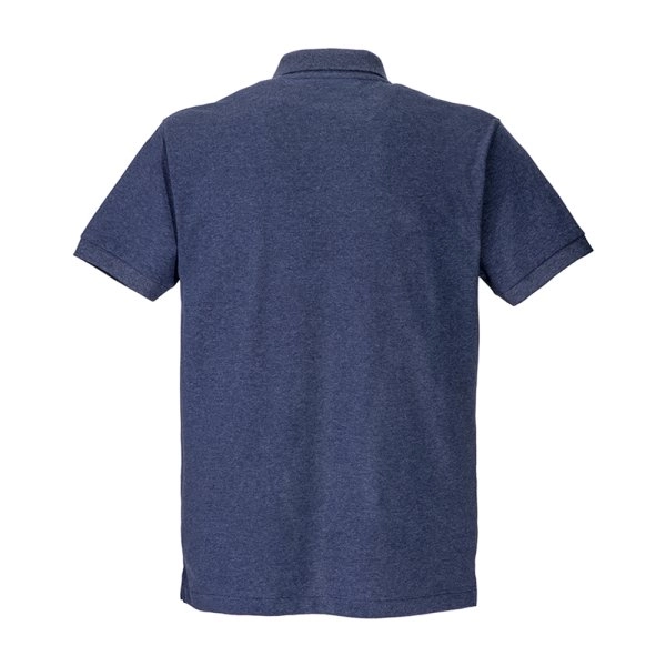 Immagine Polo unisex in cotone e poliestere rigenerati da 200 g/m2
