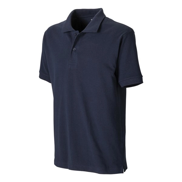 Immagine Polo unisex in cotone e poliestere rigenerati da 200 g/m2