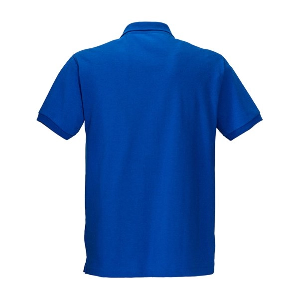 Immagine Polo unisex in cotone e poliestere rigenerati da 200 g/m2