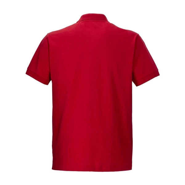 Immagine Polo unisex in cotone e poliestere rigenerati da 200 g/m2