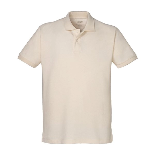 Immagine Polo unisex in cotone e poliestere rigenerati da 200 g/m2