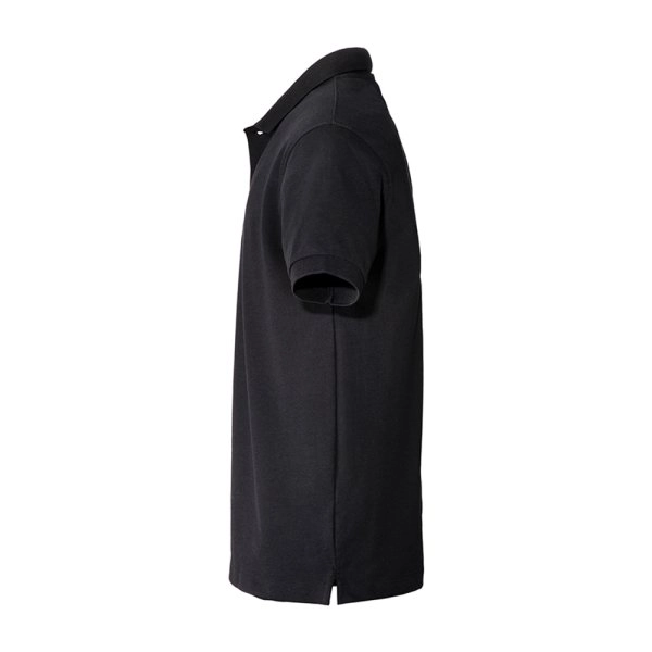 Immagine Polo unisex in cotone e poliestere rigenerati da 200 g/m2