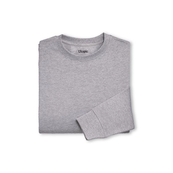 Immagine Felpa girocollo unisex in cotone e poliestere rigenerati da 280 g/m2