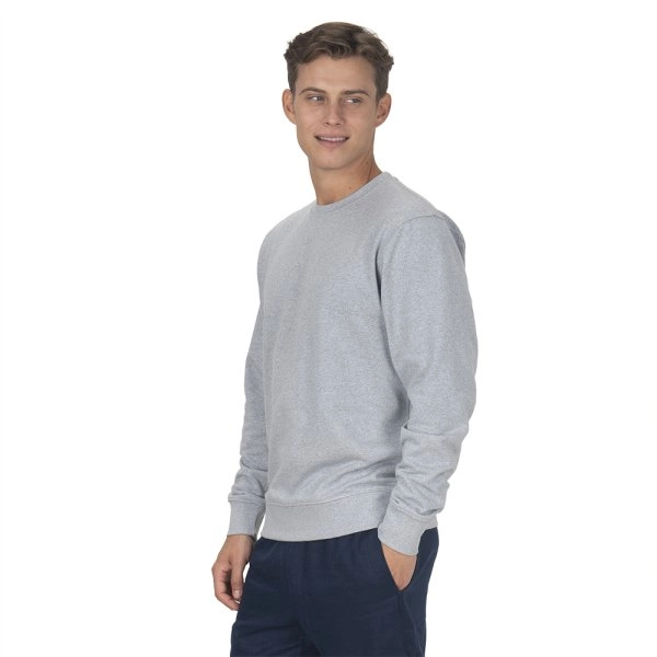 Immagine Felpa girocollo unisex in cotone e poliestere rigenerati da 280 g/m2
