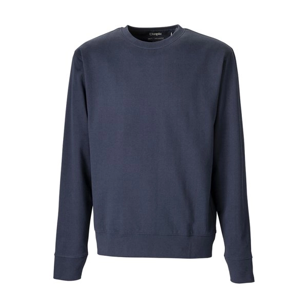Immagine Felpa girocollo unisex in cotone e poliestere rigenerati da 280 g/m2