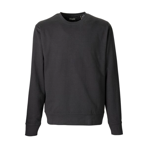 Immagine Felpa girocollo unisex in cotone e poliestere rigenerati da 280 g/m2