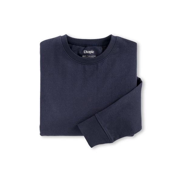 Immagine Felpa girocollo unisex in cotone e poliestere rigenerati da 280 g/m2