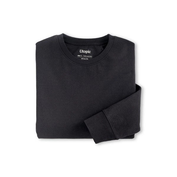 Immagine Felpa girocollo unisex in cotone e poliestere rigenerati da 280 g/m2