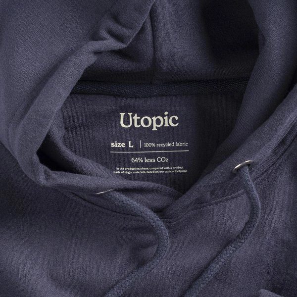 Immagine Felpa con cappuccio unisex in cotone e poliestere rigenerati da 280 g/m2