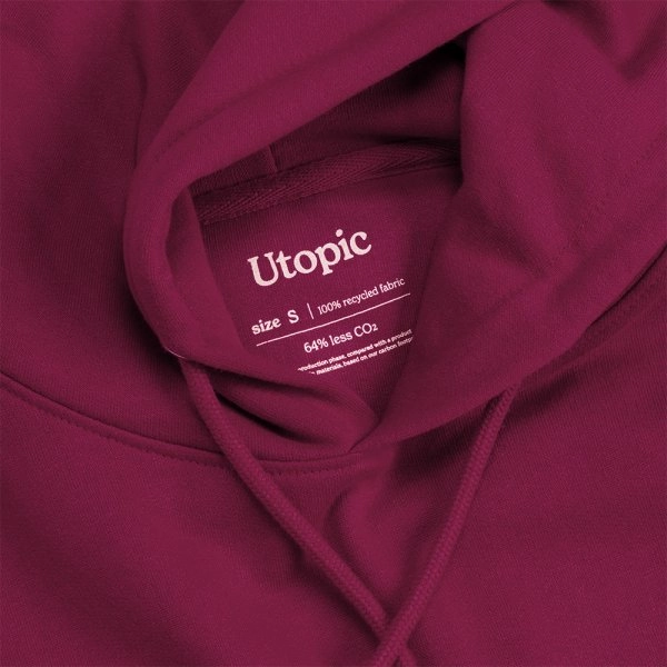 Immagine Felpa con cappuccio unisex in cotone e poliestere rigenerati da 280 g/m2