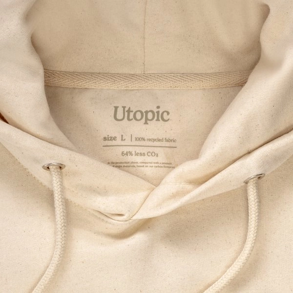Immagine Felpa con cappuccio unisex in cotone e poliestere rigenerati da 280 g/m2