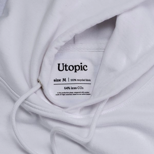 Immagine Felpa con cappuccio unisex in cotone e poliestere rigenerati da 280 g/m2
