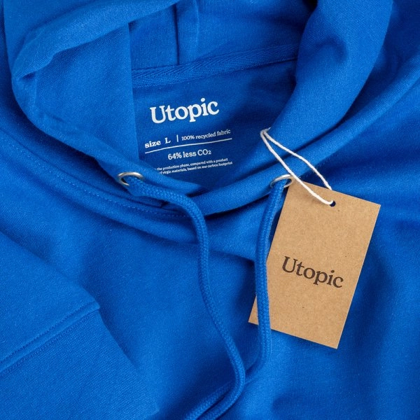 Immagine Felpa con cappuccio unisex in cotone e poliestere rigenerati da 280 g/m2
