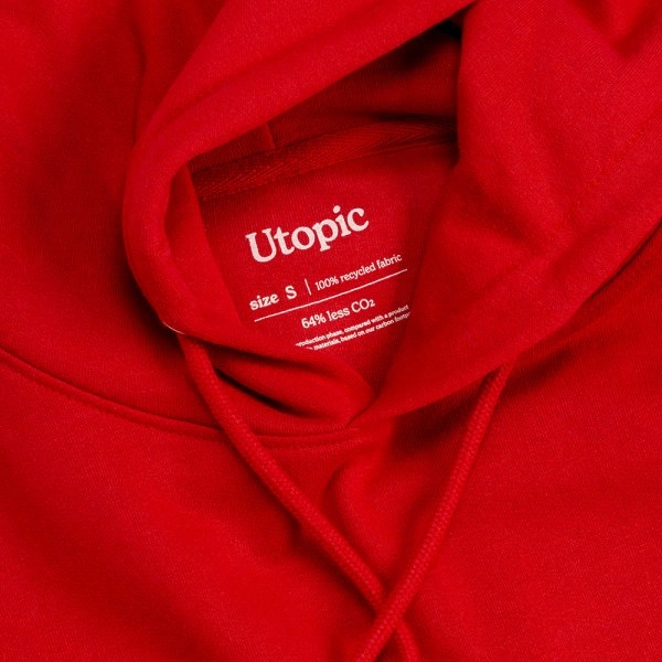 Immagine Felpa con cappuccio unisex in cotone e poliestere rigenerati da 280 g/m2