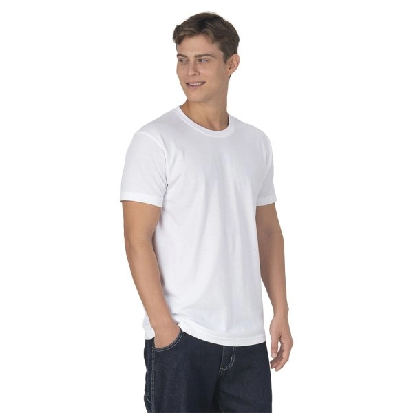 Immagine T-shirt unisex bianca in cotone biologico da 145 g/m2