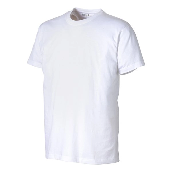 Immagine T-shirt unisex bianca in cotone biologico da 145 g/m2