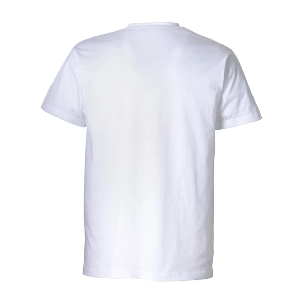 Immagine T-shirt unisex bianca in cotone biologico da 145 g/m2