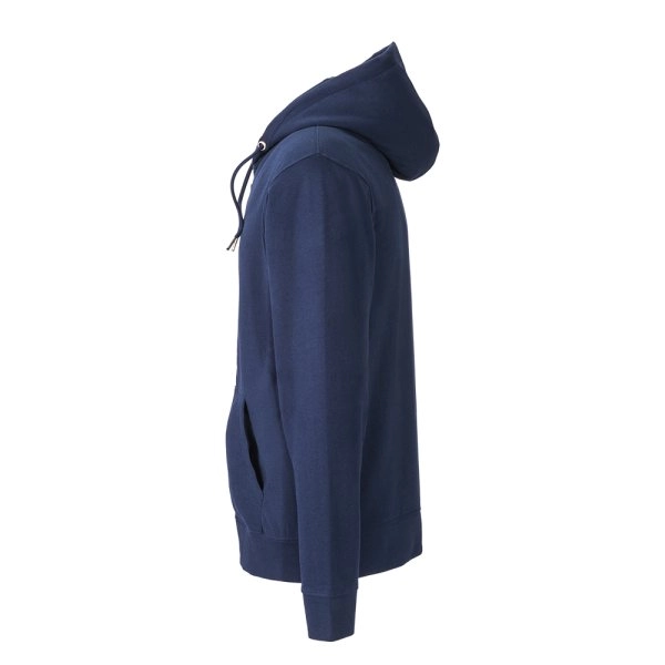 Immagine Felpa con cappuccio e zip unisex in cotone e poliestere rigenerati da 280 g/m2