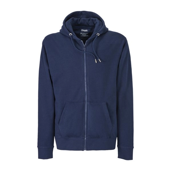 Immagine Felpa con cappuccio e zip unisex in cotone e poliestere rigenerati da 280 g/m2
