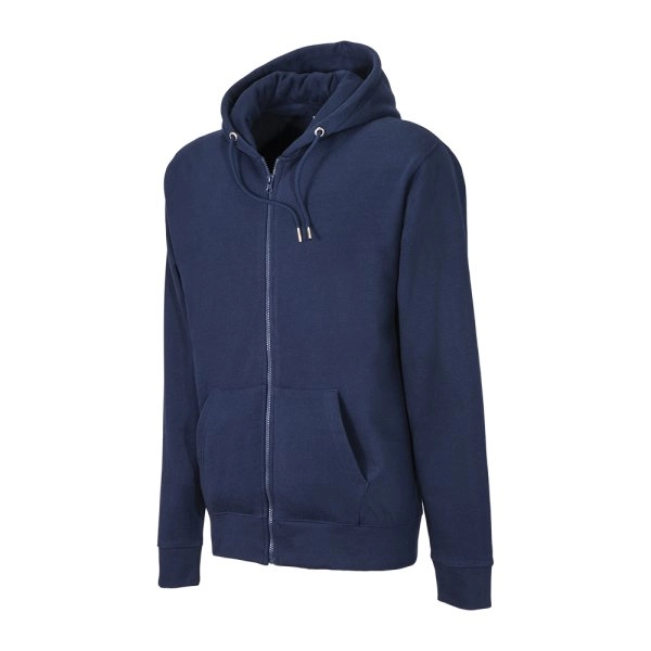 Immagine Felpa con cappuccio e zip unisex in cotone e poliestere rigenerati da 280 g/m2