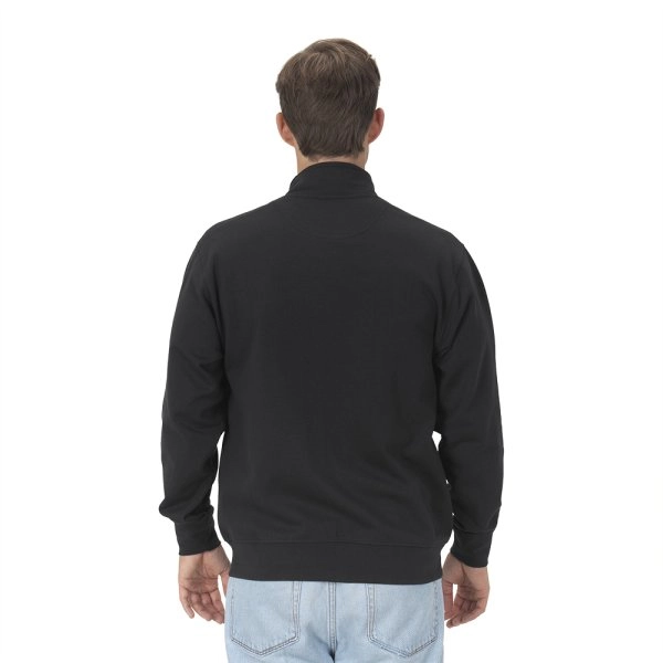Immagine Felpa con zip unisex in cotone e poliestere rigenerati da 280 g/m2