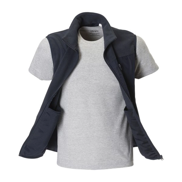 Immagine Smanicato in micropile unisex in poliestere rigenerato da 240 g/m2